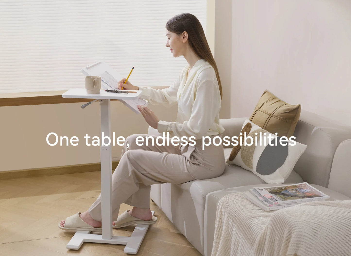 Adjustable Standing Desk - Ergonomic Office Laptop Workstation