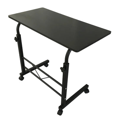 Adjustable Black Computer Desk, 60cm with Movable Pipe Rack