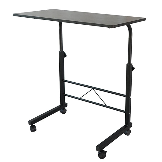 Adjustable Black Computer Desk, 60cm with Movable Pipe Rack